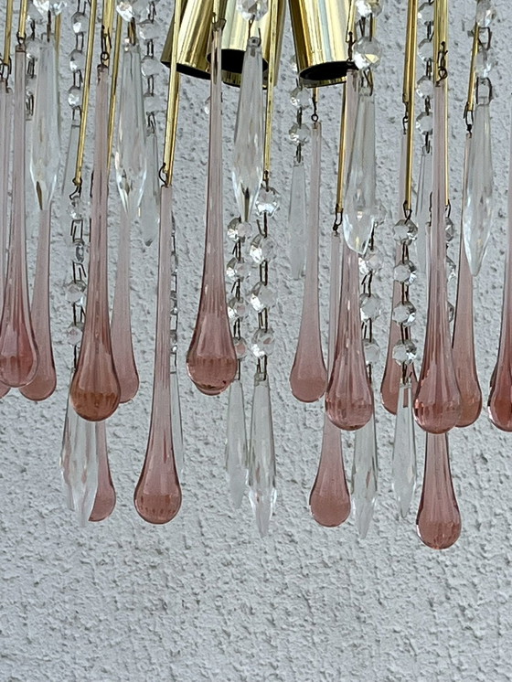 Image 1 of Murano Glass Cascade Chandelier