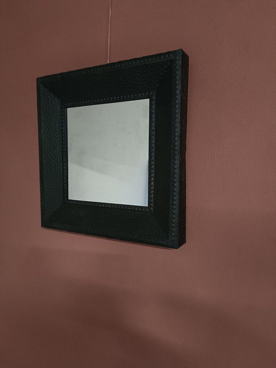 Image 1 of Espejo de metal negro 