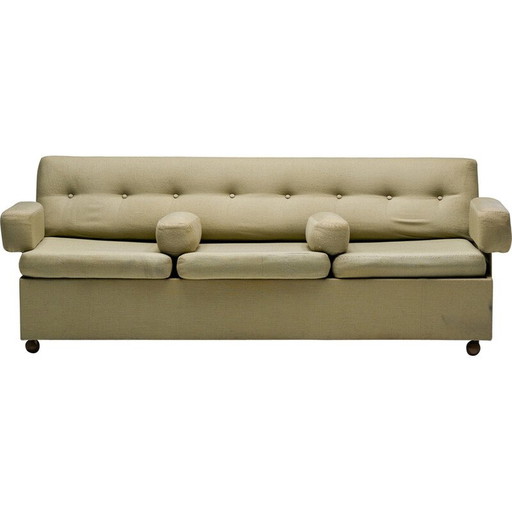 Vintage sofa in green upholstery by Seng Company, Germany 1930s