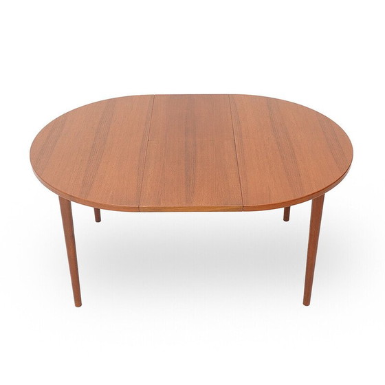 Image 1 of Vintage "Malta" extendable teak dining table by Hugo Troeds, Sweden 1960