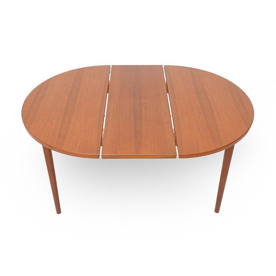 Image 1 of Vintage "Malta" extendable teak dining table by Hugo Troeds, Sweden 1960