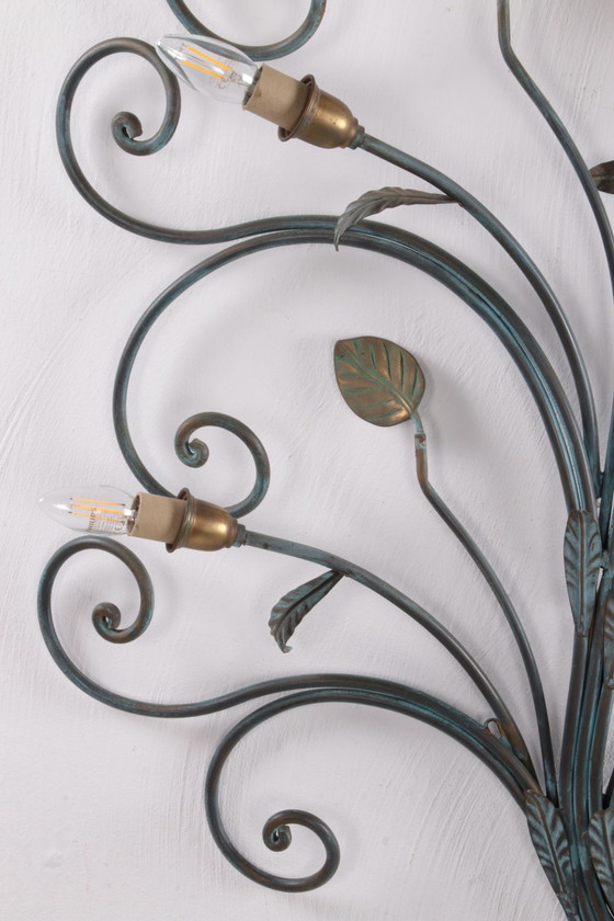 Image 1 of Lampada da parete vintage in bronzo, Francia, anni &#39;70.