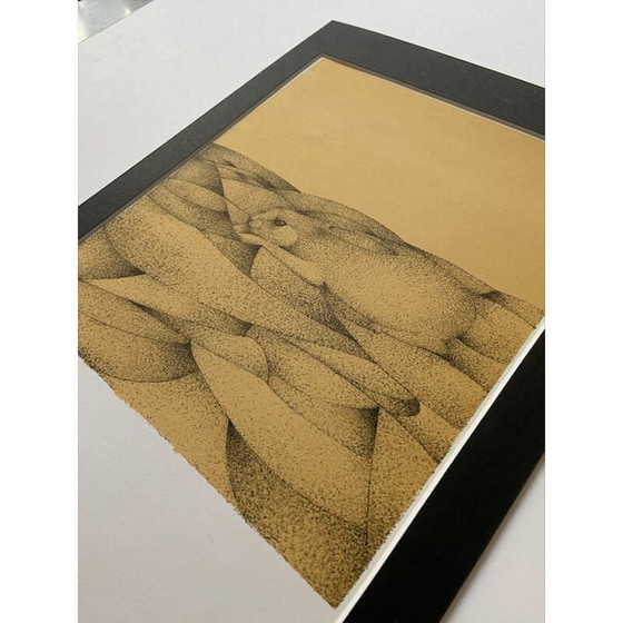 Image 1 of Vintage lithograph "Le Dilemme (Lièvre) Polymorphose" by François-Xavier Lalanne, 1978