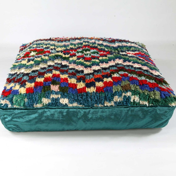 Image 1 of Berber Moroccan floor cushion Pouf Unique handmade