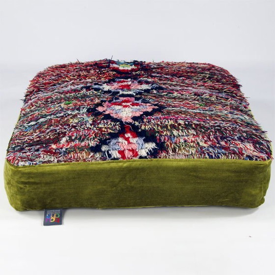 Image 1 of Berber Moroccan floor cushion Pouf Unique handmade