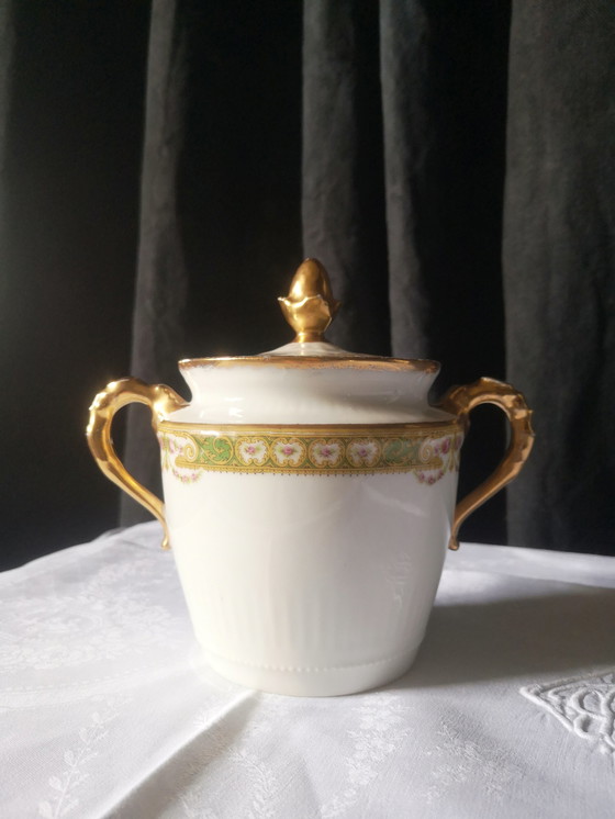 Image 1 of Limoges Porcelain Tea Set France Chabrol et Poirier Siglé