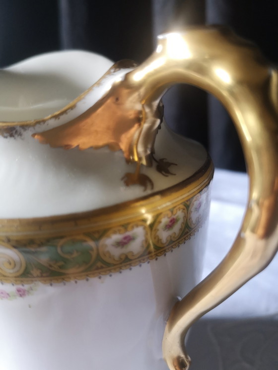 Image 1 of Limoges Porcelain Tea Set France Chabrol et Poirier Siglé