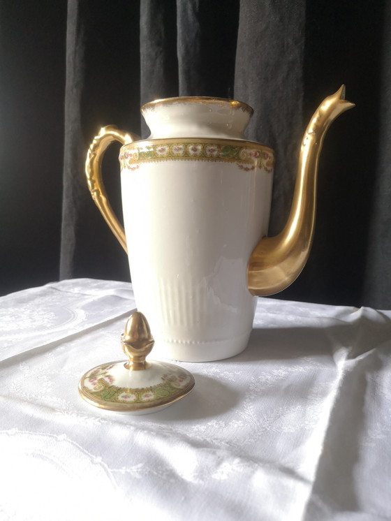 Image 1 of Limoges Porcelain Tea Set France Chabrol et Poirier Siglé