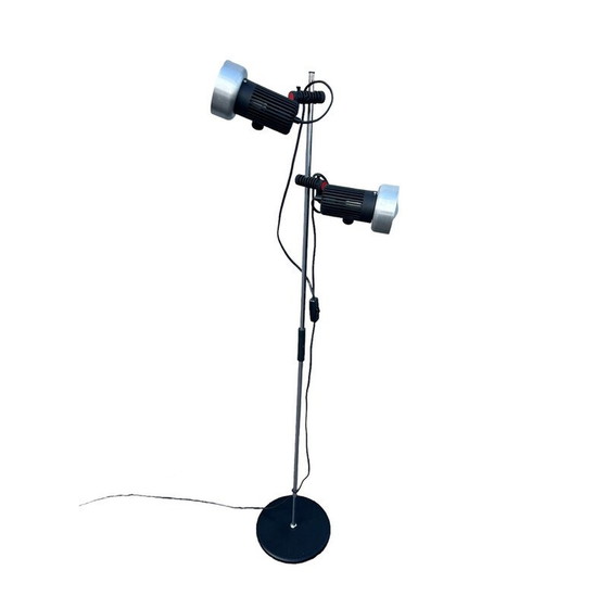 Image 1 of Vintage metal and rubber floor lamp, 1970