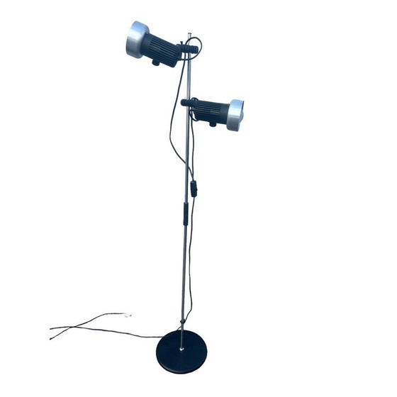 Image 1 of Vintage metal and rubber floor lamp, 1970