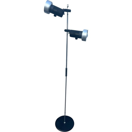 Image 1 of Vintage metal and rubber floor lamp, 1970