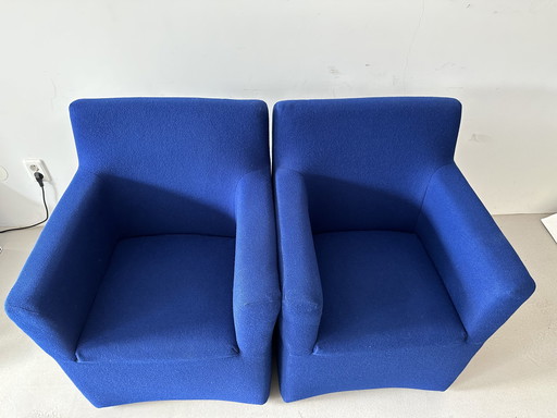 2x Modern armchairs