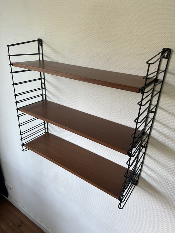 Image 1 of Tomado Wall Rack Teak Retro Bookshelf