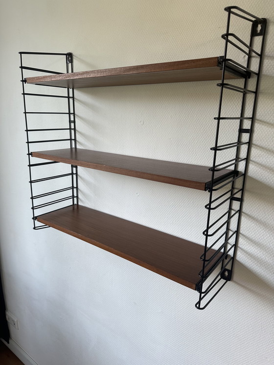 Image 1 of Tomado Wall Rack Teak Retro Bookshelf