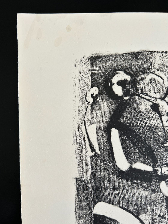 Image 1 of Lithographie Wim Motz - saxophone ténor