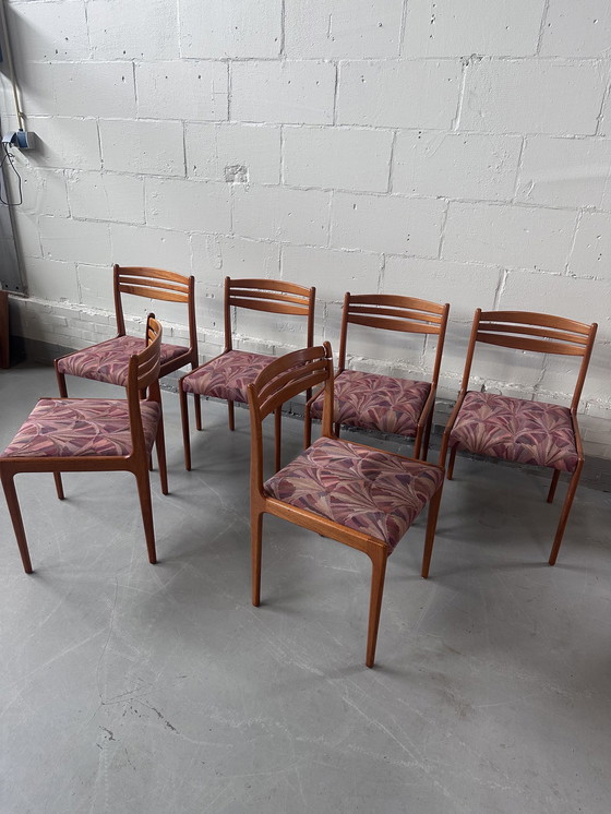 Image 1 of 6x Chaises de salle à manger vintage