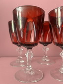 5x Cristal D'Arques Luminarc wine glasses