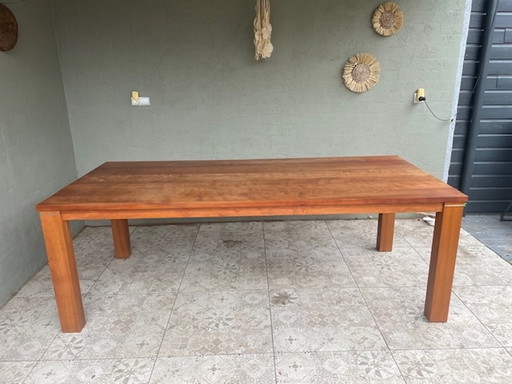 Dining table made by furniture maker