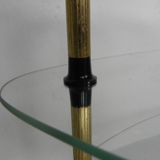 Image 1 of Etagère con 3 piatti in vetro a forma di rene - anni '50