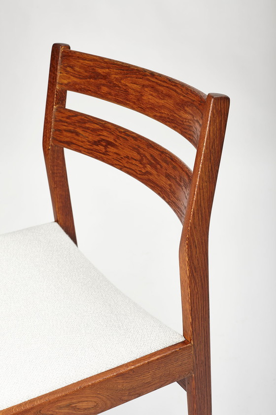 Image 1 of Ensemble de quatre chaises de salle à manger Conçues par Kurt Østervig pour KP Møbler, Danemark, années 1960.