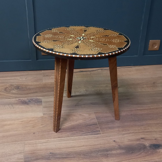 Image 1 of Spanish Inlaid Side Table