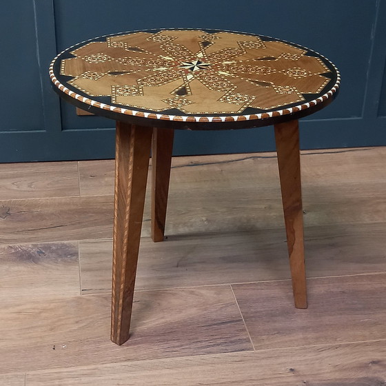 Image 1 of Spanish Inlaid Side Table