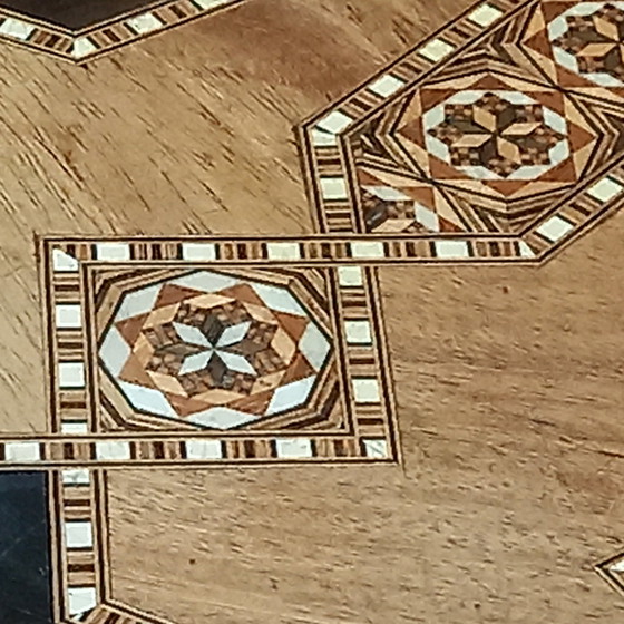 Image 1 of Spanish Inlaid Side Table