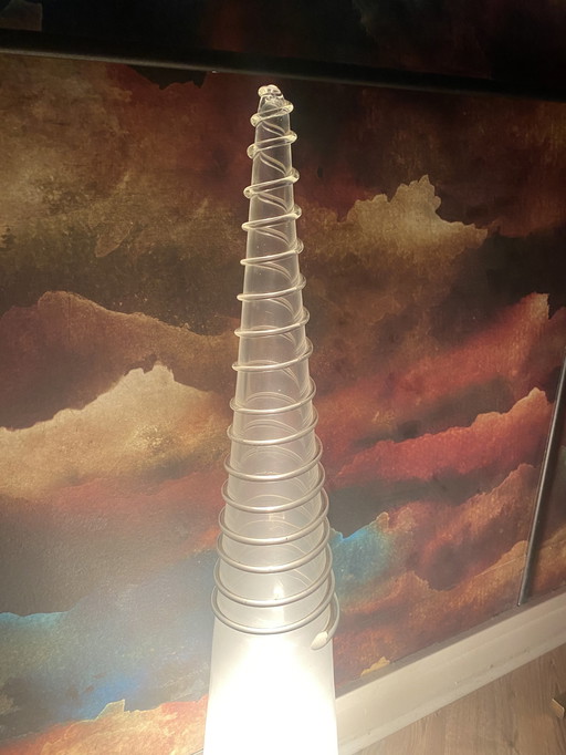 Designer floor lamp Giusto Toso Murano glass