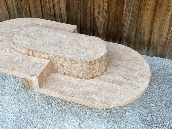 Image 1 of Vintage mactanstone coffee table
