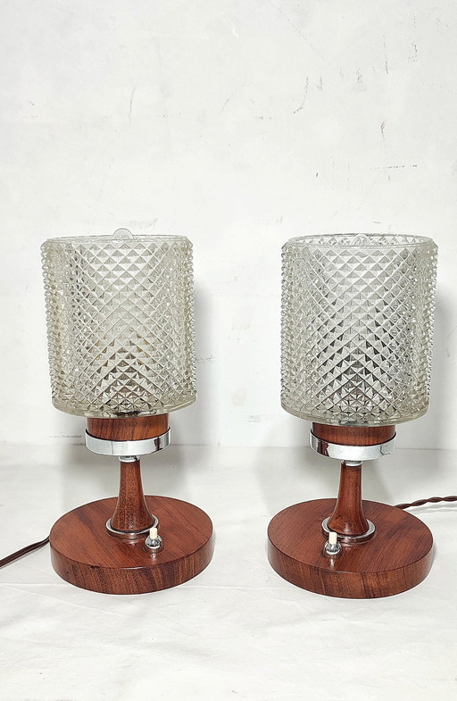 Pair Of Table Lamps. Spain, 1970S.