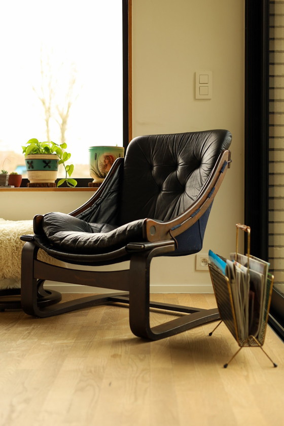 Image 1 of Nelo Möbel 'Kroken' armchair by Åke Fribytter