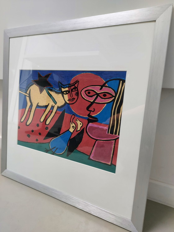 Image 1 of Offset Lithograph Corneille By Art Unlimited, Limited Edition.