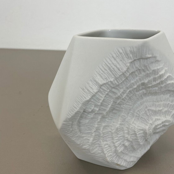 Image 1 of Pair of vintage Op Art porcelain vases by Ak Kaiser, Germany 1970s