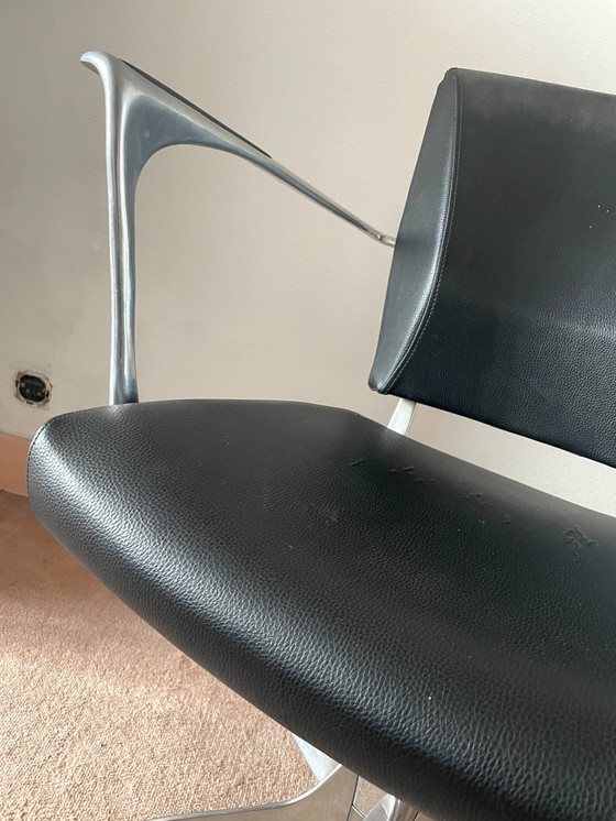 Image 1 of 2x sedie da ufficio vintage in alluminio