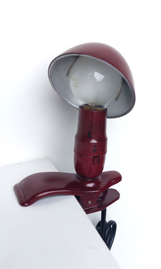 Image 1 of Lampe à pince vintage Hergil