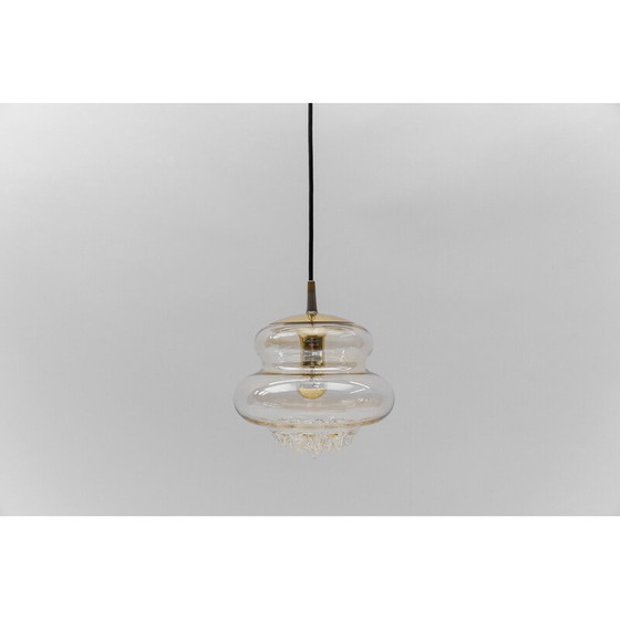 Image 1 of Lampada da soffitto in vetro vintage di Peill e Putzler, 1970