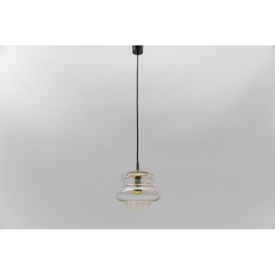 Image 1 of Lampada da soffitto in vetro vintage di Peill e Putzler, 1970