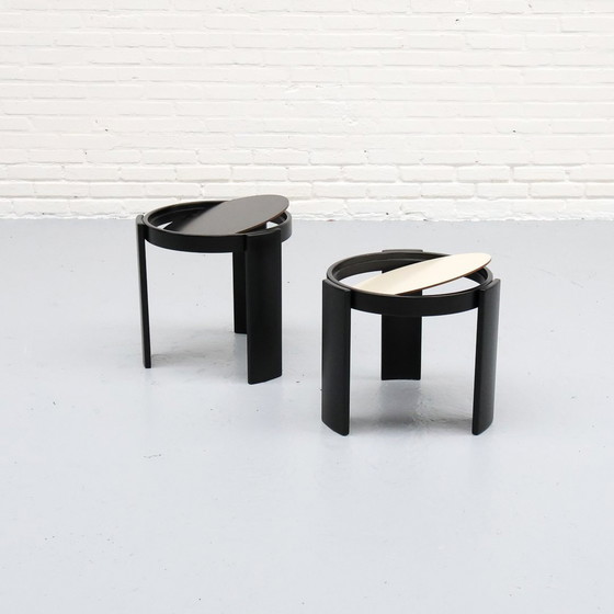 Image 1 of Cassina 780 Side Tables Gianfranco Frattini