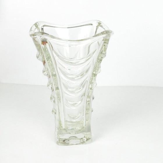 Image 1 of Vintage organic vase by V. Hanuš for Heřmanova Huť, Czechoslovakia 1960s