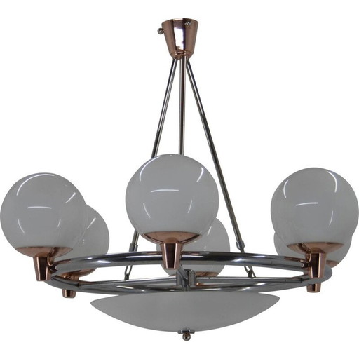 Vintage Art Deco chandelier, 1930s