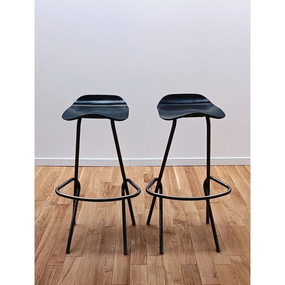 Image 1 of Pair of vintage Strain bar stools by Prostoria