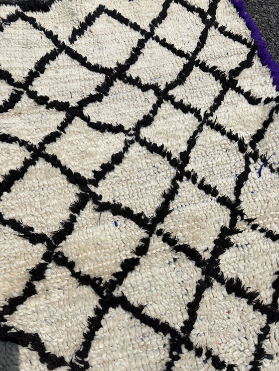 Image 1 of Stunning Berber Moroccan Rug - Classic Diamonds Pattern