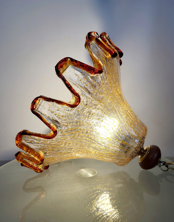 Image 1 of Murano Mazzega pendant lamp from the 1970s, Italy