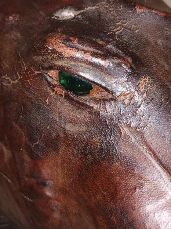 Image 1 of Leather Horse Head