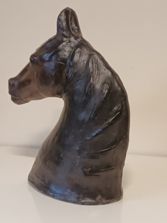 Image 1 of Leather Horse Head