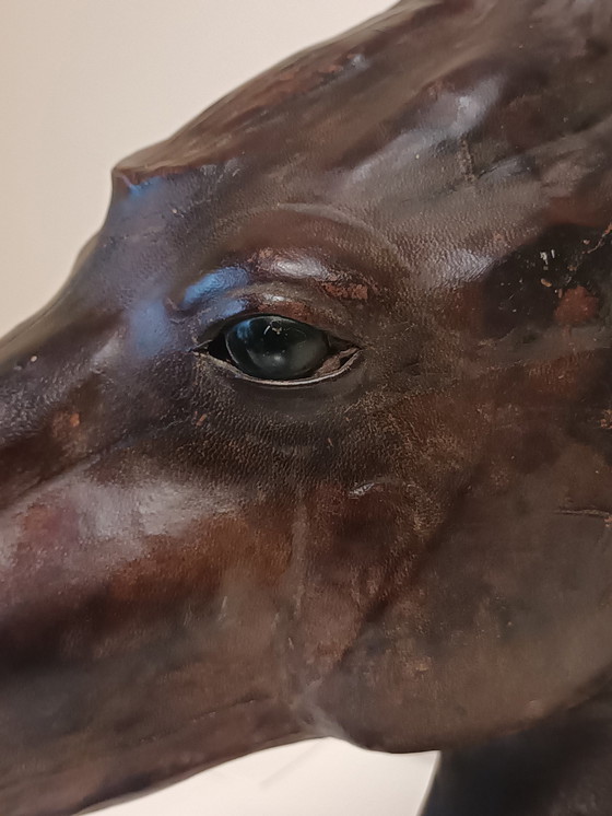 Image 1 of Leather Horse Head