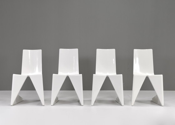 Image 1 of LRC Dining Chairs by Wiel Arets for Lensvelt 