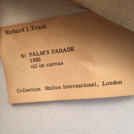 Image 1 of Cuadro antiguo "Palm's Parade" de Richard Frank, 1980