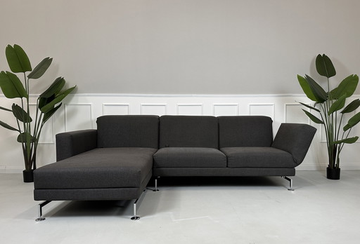 Brühl Moule corner sofa fabric Sofa sleep function