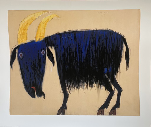 Petrus De Man The Goat, 1992, copyright by P. De Man, 2005, editions Acta III, Belgium DEM503